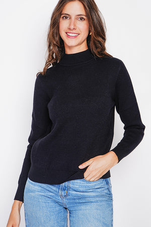 Winter thermal fur collar sweater with long sleeves
