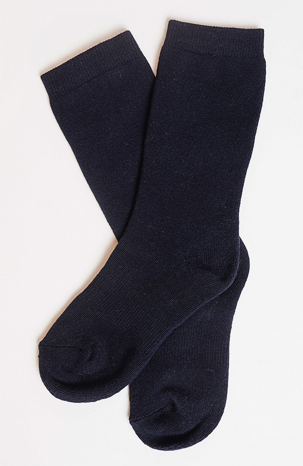 Chaussettes hautes fourrées thermiques – Bleu nuit – William de Faye