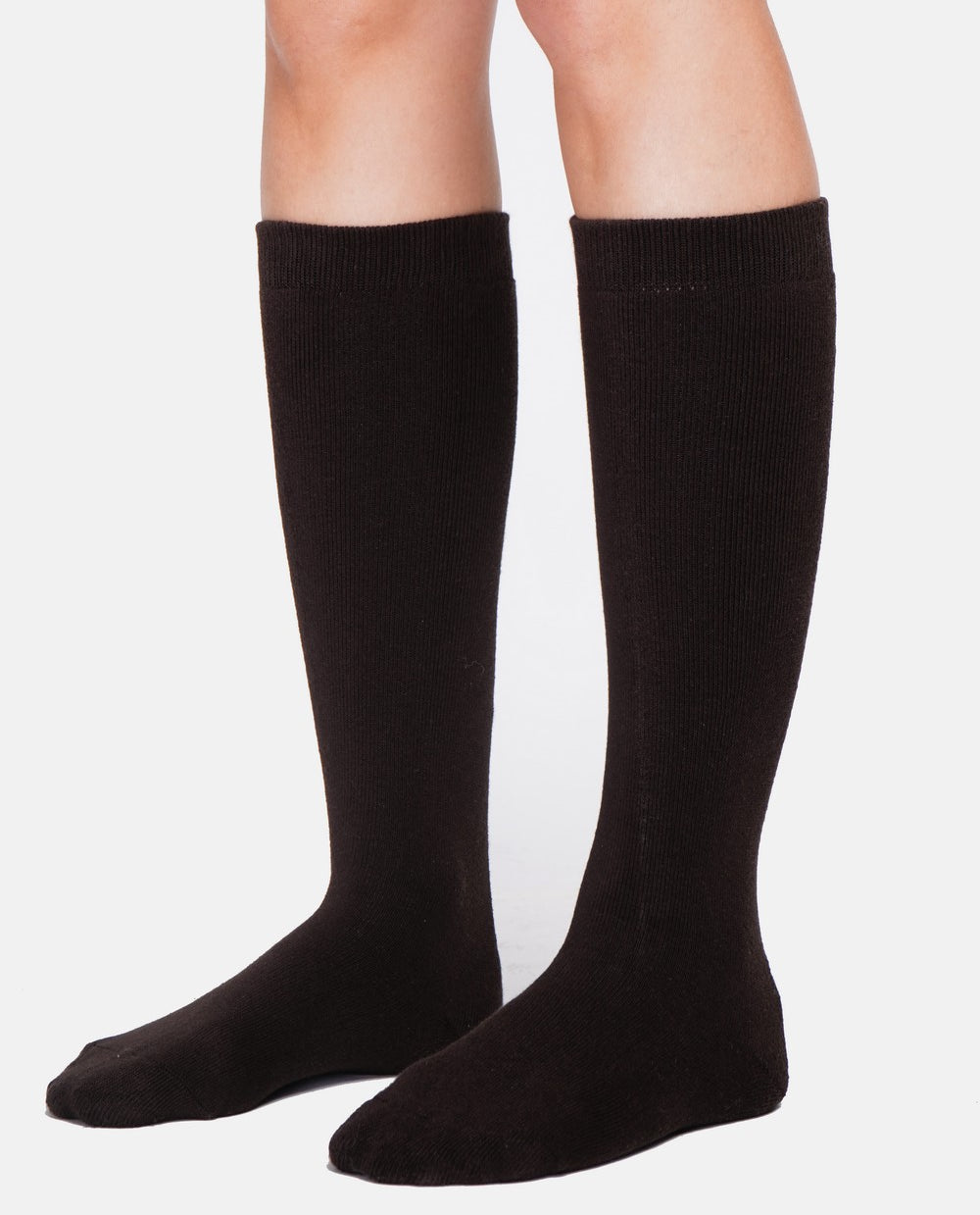 Chaussettes hautes fourrées thermiques – Noir – William de Faye