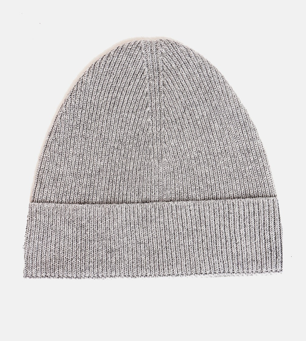 Loose ribbed mixed beanie