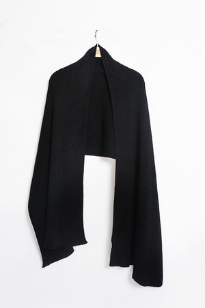 Mixed ribbed scarf