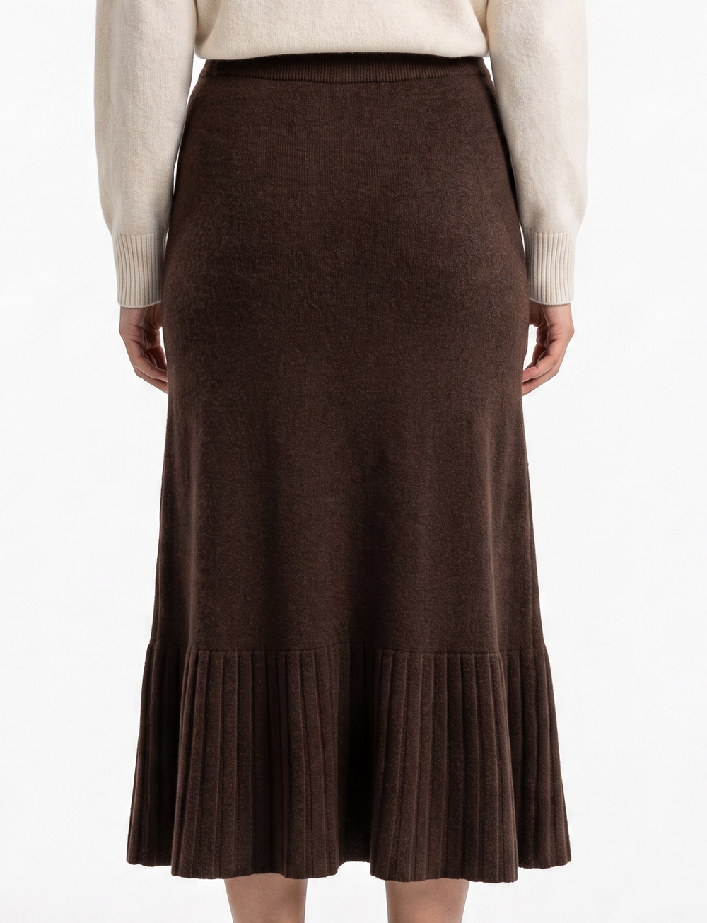 Jupe longue tricot fantaisie