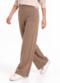 Pantalon large poches plaquées – Camel – William de Faye