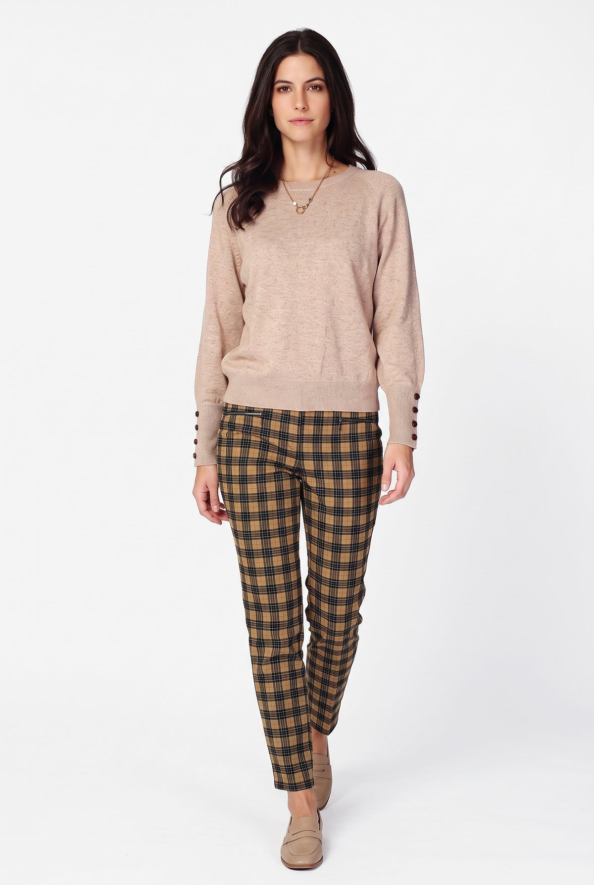 Pull oversize manches ballon – Camel – William de Faye