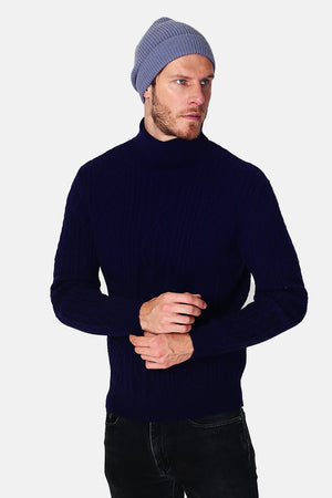 English rib knit hat in 4 threads