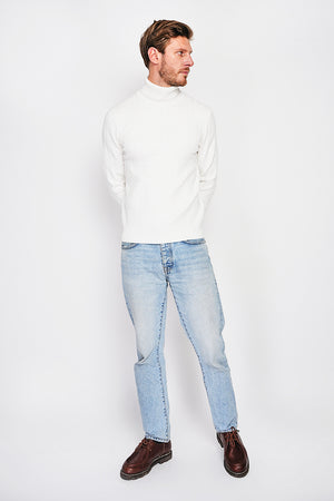 Long Sleeve Twisted Turtleneck Sweater