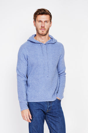Long Sleeve Ribbed Hoodie