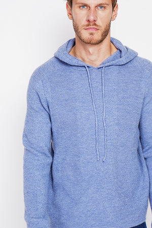 Long Sleeve Ribbed Hoodie
