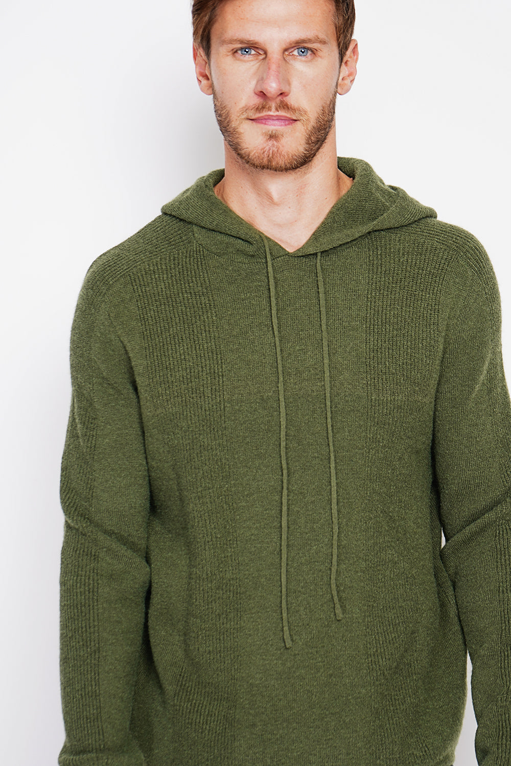 Long Sleeve Ribbed Hoodie