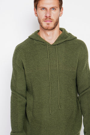 Long Sleeve Ribbed Hoodie