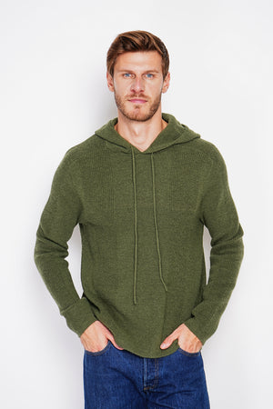 Long Sleeve Ribbed Hoodie