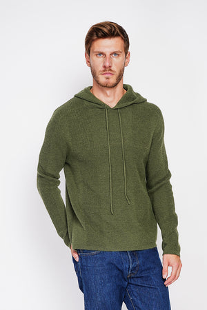 Long Sleeve Ribbed Hoodie