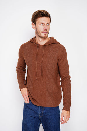 Long Sleeve Ribbed Hoodie