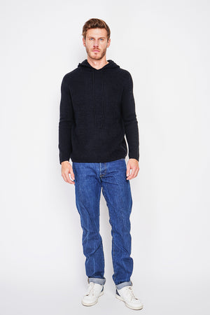 Long Sleeve Ribbed Hoodie