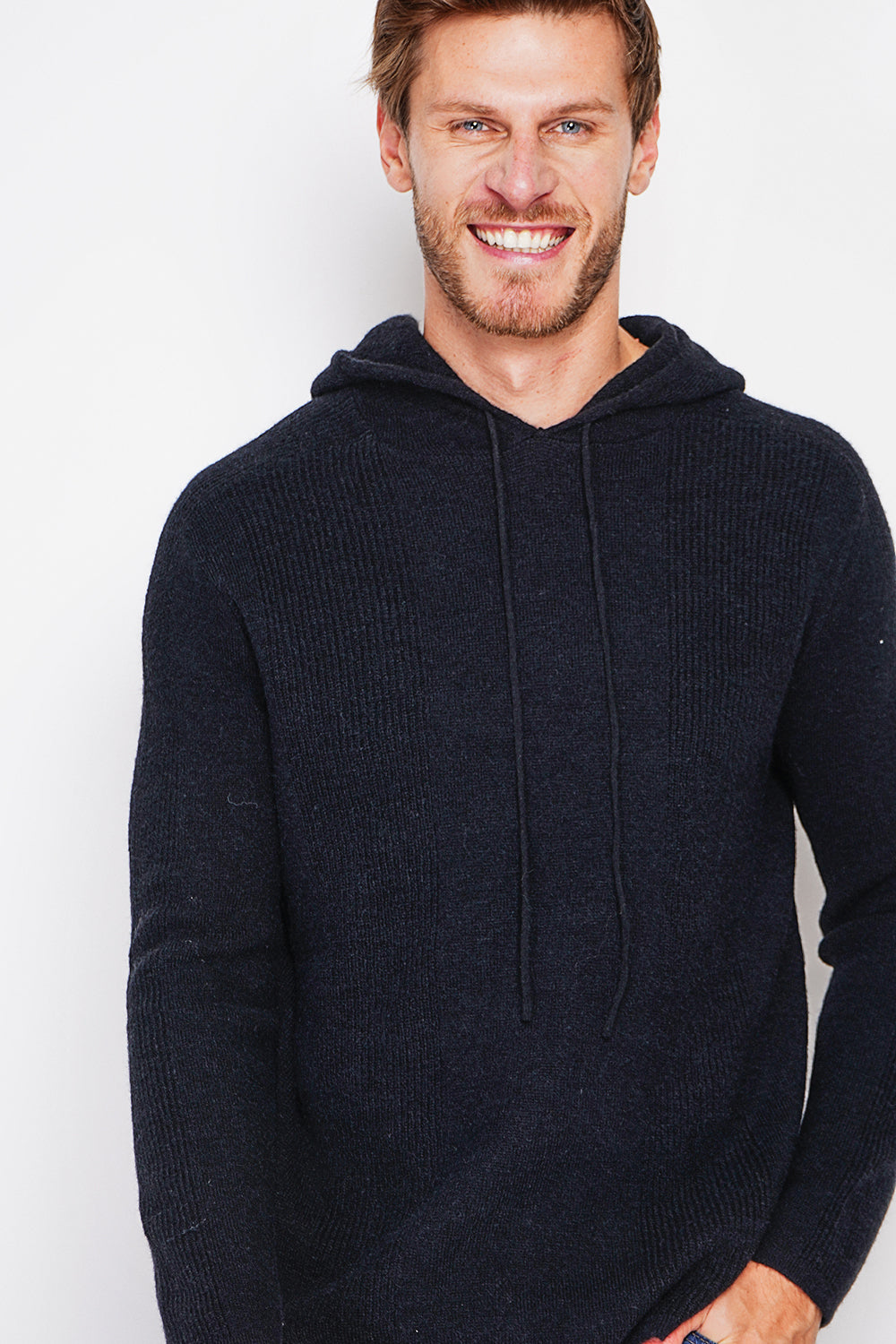 Long Sleeve Ribbed Hoodie