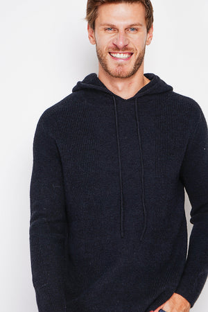 Long Sleeve Ribbed Hoodie