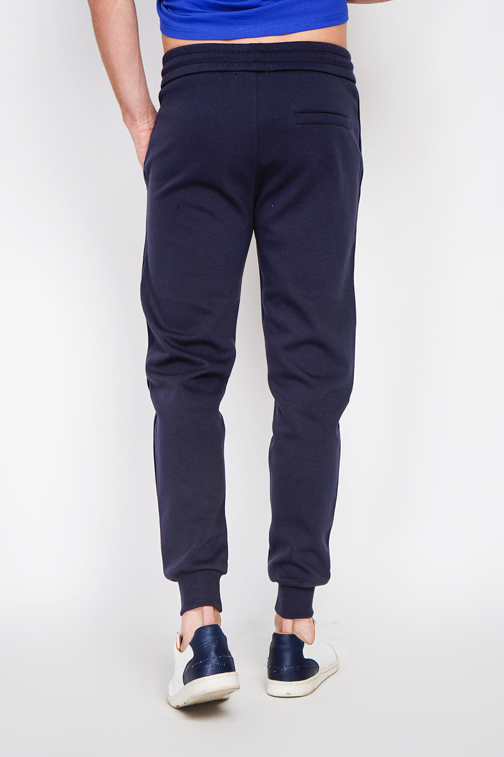 Jogging pants, elastic waist with drawstring with side pockets