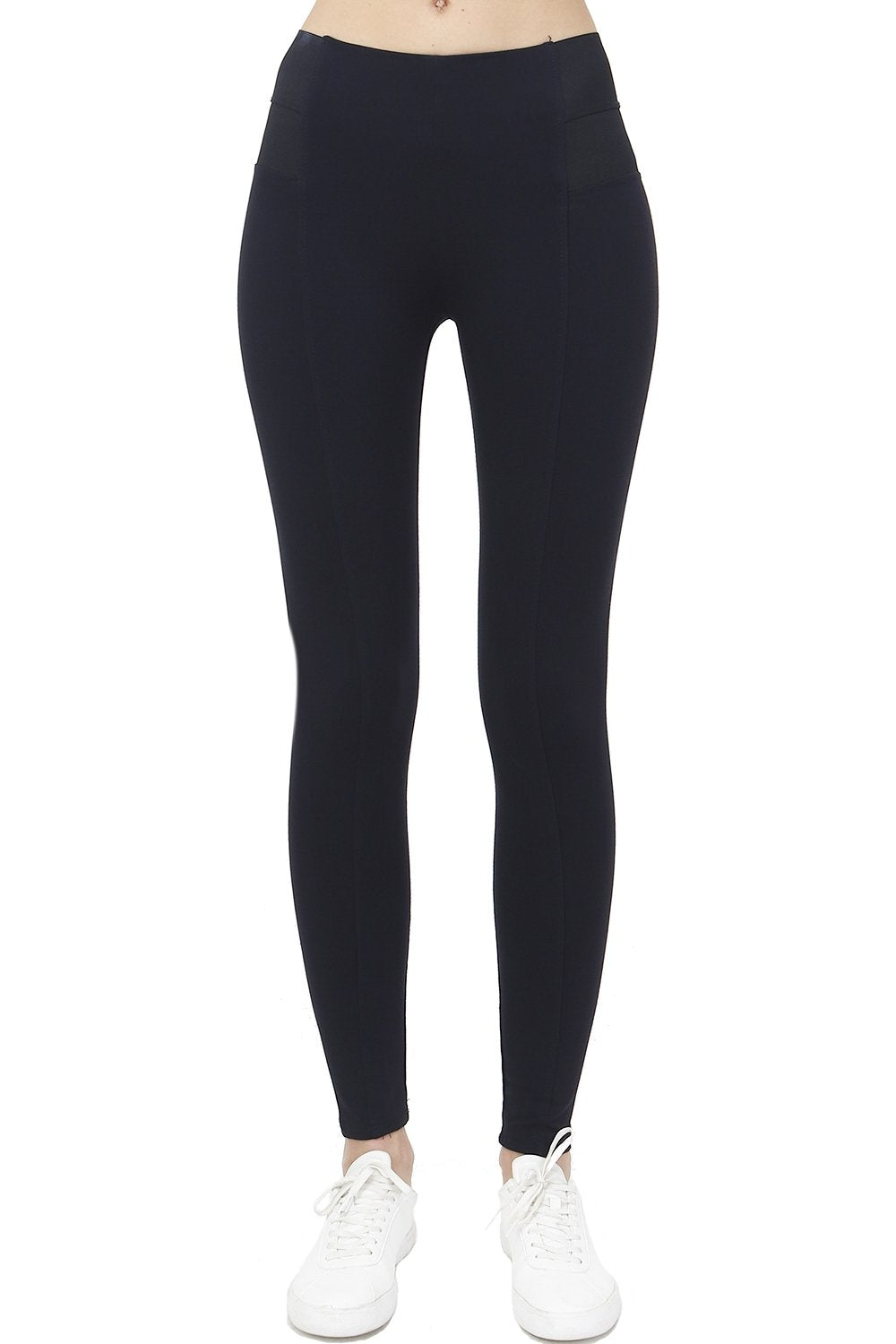 SLIM FIT PANT WITH ELASTIC WAIST BAND